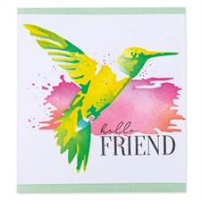 Sizzix Layered Stencils Set - Hummingbird